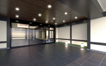 イーグルコート京都御所南押小路本邸　エントエランス完成予想図