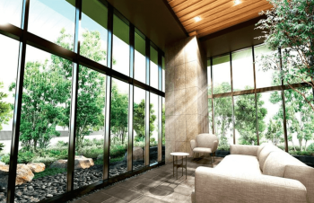 プラウド元住吉ガーデンズ　ラウンジ完成予想図2