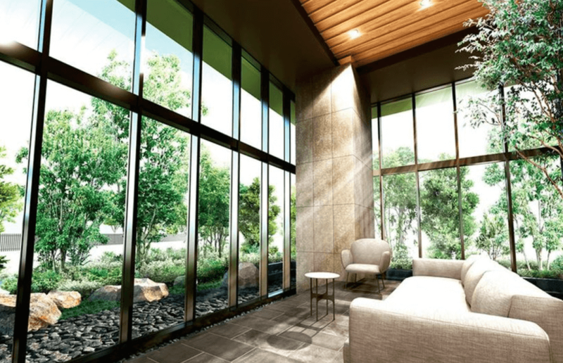 ファイル:プラウド元住吉ガーデンズ ラウンジ完成予想図2.png