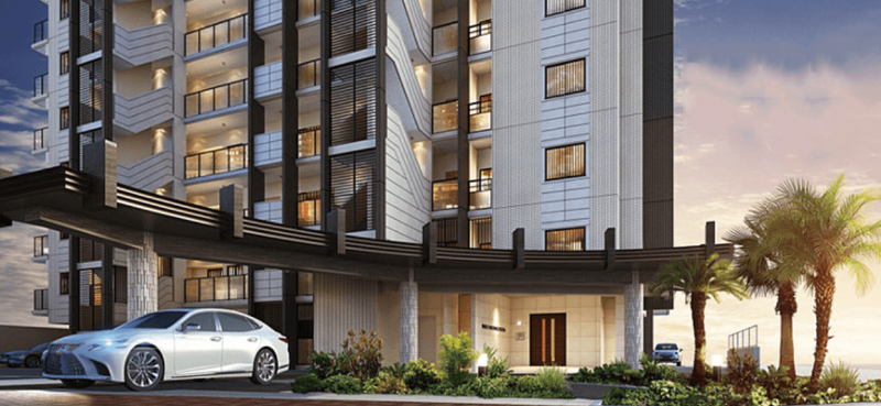 ファイル:リヴィエール九工大駅リゾシア エントエランスアプローチ完成予想図.png