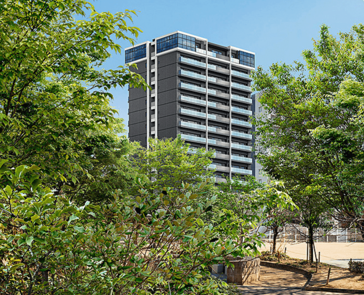 ファイル:ローレルアイ谷町六丁目 外観完成予想CG.png