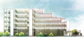 福生駅西口マンションプロジェクト　外観完成イメージ