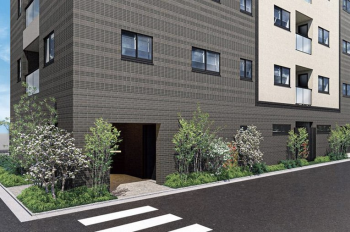 GREEN PARK 日本橋浜町公園　エントエランスアプローチ完成予想図