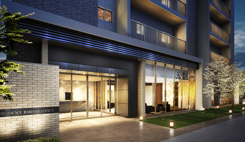 ファイル:ウィザースレジデンス浜野駅前II エントエランスアプローチ完成予想図.png