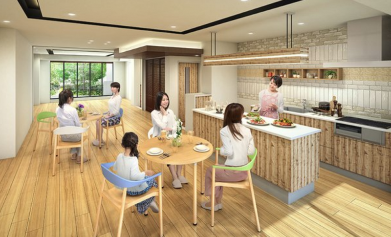 ファイル:ガーデンハウス越谷レイクタウン マルチスタジオ兼キッチンスタジオ完成予想CG.png