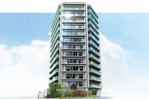 クレヴィア鈴蘭台　外観完成予想CG