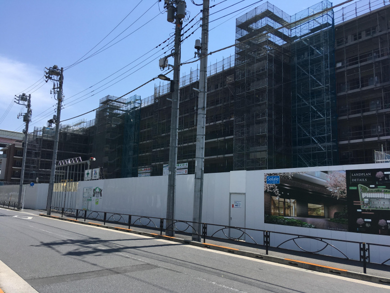 ファイル:ソライエ葛飾小菅建設現場（2018年5月初旬）.jpg