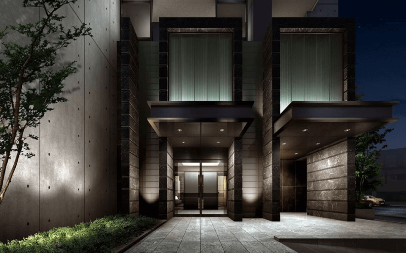 ファイル:レーベン長岡南町THE CLASS エントランスアプローチ完成予想図.png