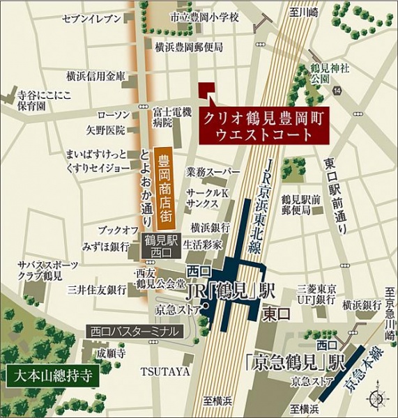 ファイル:現地案内図 鶴見161124.jpg