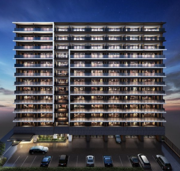 ファイル:（仮称）レーベン藤枝Project 外観完成予想図2.png