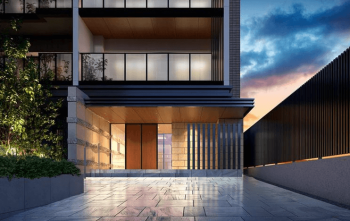 ソルティア岡本一丁目　エントエランスアプローチ完成予想図