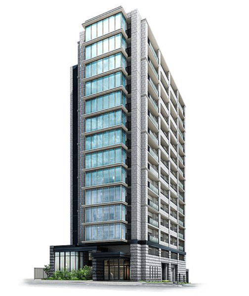 ファイル:ローレルコート上本町五丁目 外観完成予想図.png