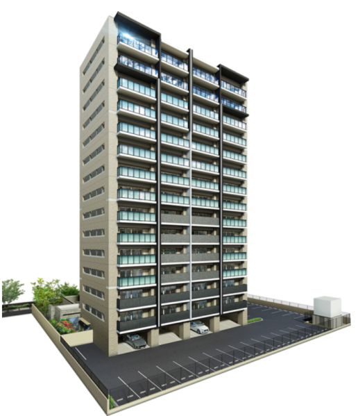 ファイル:ローレルコート蟹江 外観完成予想CG.png