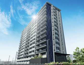 （仮称）ローレルコート津桜橋グランドパレス　外観完成予想図