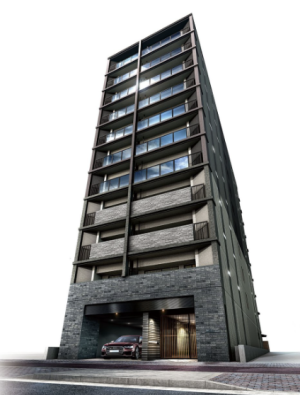 ネベル四条堀川　外観完成予想図