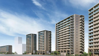 プレサンス ロジェ 京橋GREEN YARD　外観完成予想図