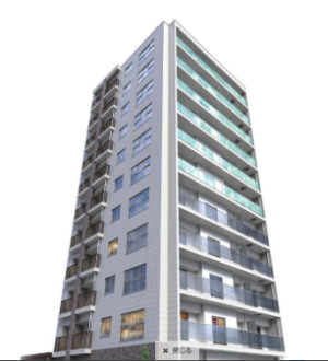 アルビオ・ガーデン北31条　外観完成予想図