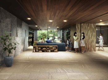 エガオガオカ プロジェクト（リーフィアレジデンス橋本）　ラウンジ完成予想図