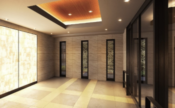 サンクレイドル日野II　エントエランスホール完成予想図