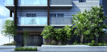 ザ・パークハウス 岐阜　エントランスアプローチ完成予想CG