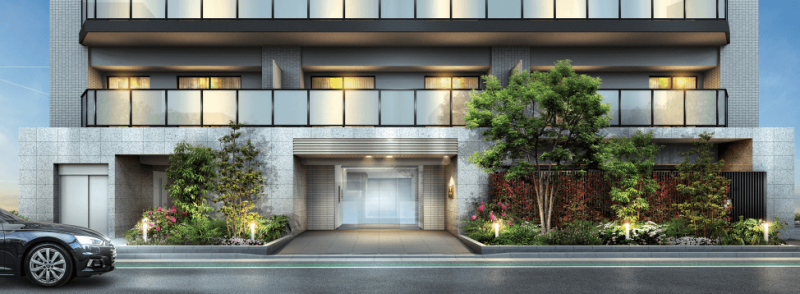 ファイル:パレステージ朝霞本町 エントランスアプローチ完成予想図.png