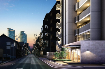 ファミリアーレ名駅アクシス　エントランスアプローチ完成予想図