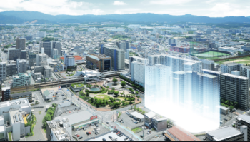 ブランズシティ南草津　周辺写真CG合成