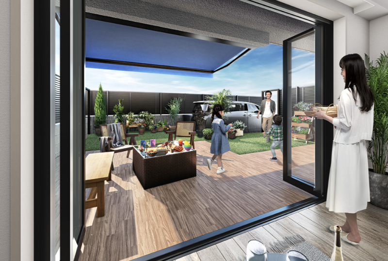 ファイル:リスティア武蔵浦和ブリシアコート オーナーズリビングテラス完成予想図.png