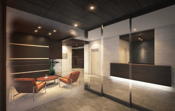 リヴィエール中央町ミリア　エントエランスホール完成予想図