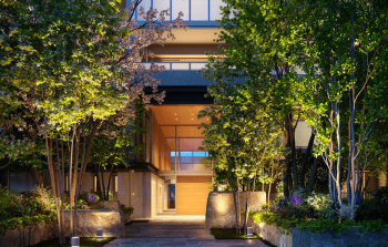 世田谷喜多見ザ・テラス　メインエントランス外観完成予想図