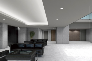 イーグルコート大津フロント　エントエランスホール完成予想図2