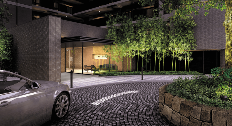 ファイル:ザ・パークハウスオイコス 鎌倉大船 サブエントランス完成予想CG.png