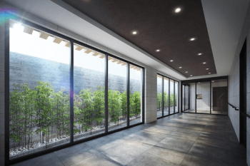 トラストレジデンス南里　エントエランスホール完成予想図