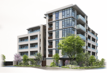 パークホームズ東中野　外観完成予想図