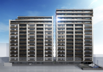 ファーネスト博多ルシエEAST／ファーネスト博多ルシエWEST　外観完成予想図1