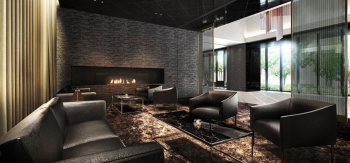 ローレルタワー御堂筋本町　ラウンジ完成予想CG1