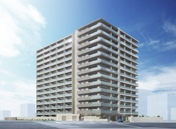 グランドオーク浦上テラス　外観完成予想図