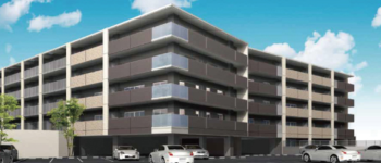 サンリット別府鶴見 Hills Garden　外観完成予想CG