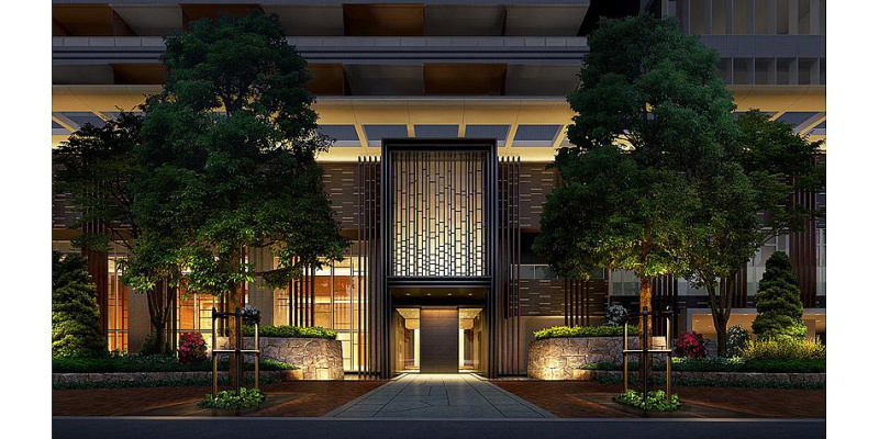 ファイル:パークコート浜離宮ザ タワーエントランス.jpg