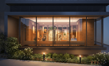 ブランズ文京本郷一丁目　エントエランスラウンジ完成予想図