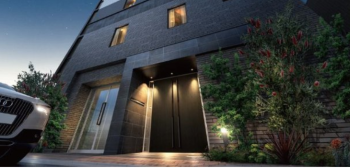 ベルジュール三鷹ステーションハウス　エントランス完成予想CG