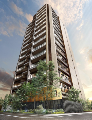 リビオレゾン上野入谷ザ・テラス　外観完成予想CG