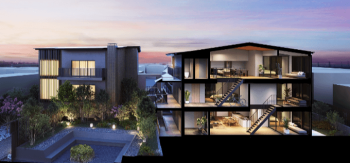 グラン レ・ジェイド 鎌倉材木座 璃久　外観完成予想図2