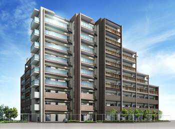 パレステージ江北III東館　外観完成予想図（東館）