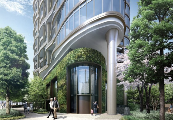 パークコート神宮北参道 ザ タワー　メインエントランス完成予想CG