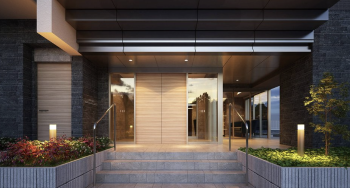 リフローレ岡崎駅SOUTH　エントエランスアプローチ完成予想図