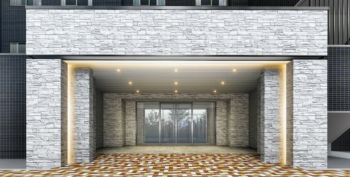 ル・ケレス栄町ツインレジデンス　エントランス完成予想CG