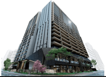 レーベン水戸ONE STATE TOWER　外観完成予想図