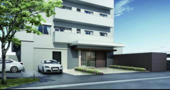 ヴェルディ井口［サニーテラス］　エントランスアプローチ完成予想CG