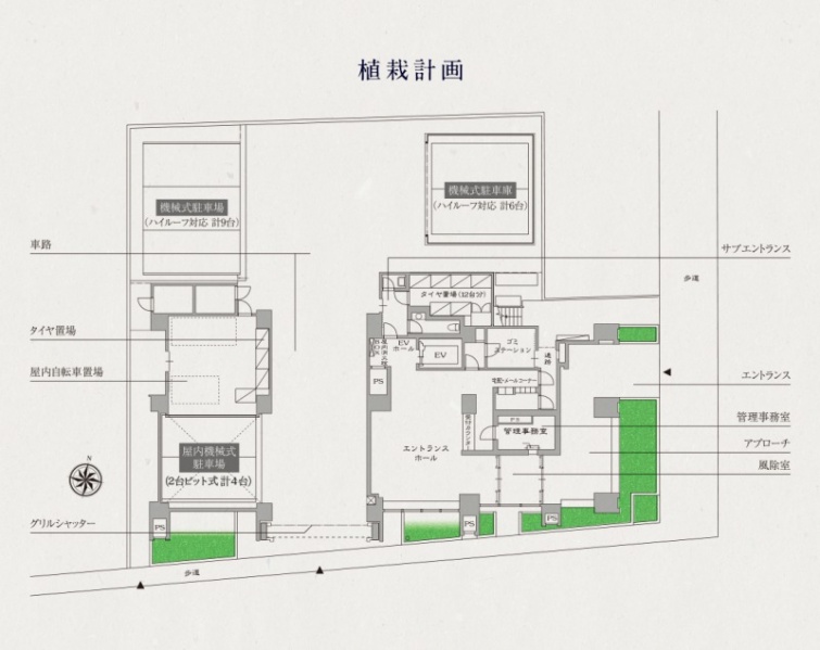 ファイル:敷地配置図 円山161010.jpg